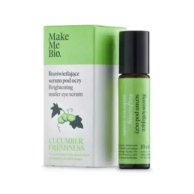 Сыворотка для кожи вокруг глаз Make Me Bio Cucumber Freshness роллер, экстракт огурца, 10 мл