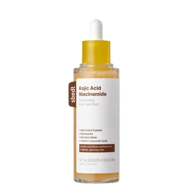 Пилинг для лица Sungboon Editor Kojic Acid Niacin гель с койевой кислотой и рисом, осветляющий, 80 мл