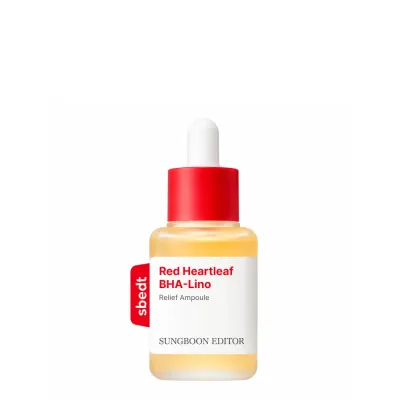 Ампула для лица Sungboon Editor Red Heartleaf BHA-Lino отшелушивающая успокаивающая, 40 мл