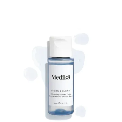 Тоник для лица Medik8 Press and Clear 2% BHA с салициловой кислотой, для кожи с несовершенствами, 30 мл