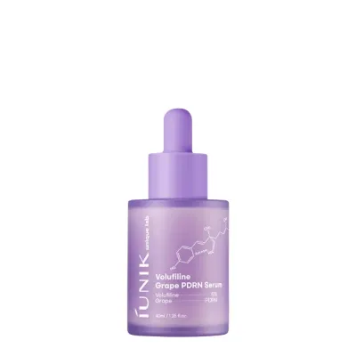 Сыворотка для лица iUnik Volufiline Grape PDRN уплотняющая, разглаживающая, для зрелой кожи, 40 мл