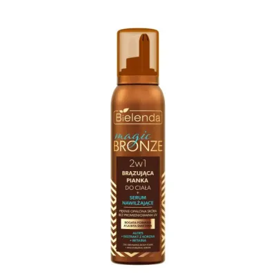 Пенка-автозагар для тела Bielenda Magic Bronze 2 в 1 бронзирующая, увлажняющая, 200 мл