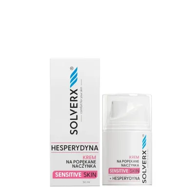 Крем для лица Solverx Sensitive Skin для кожи с сосудистой сеточкой, успокаивающий, 50 мл