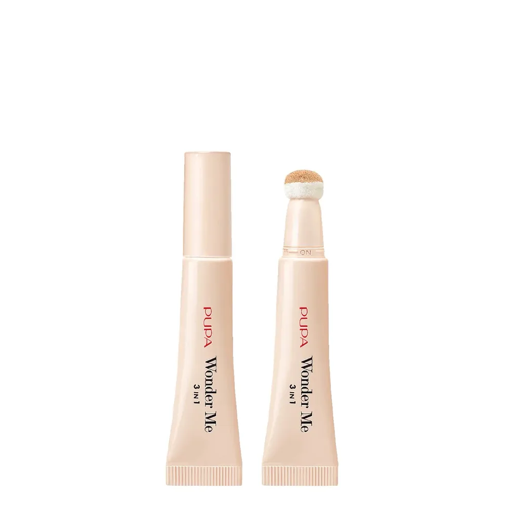 Консилер PUPA Milano Wonder Me 3-in-1 многофункциональный, тёплый подтон, Medium Warm Beige, 7,5 мл