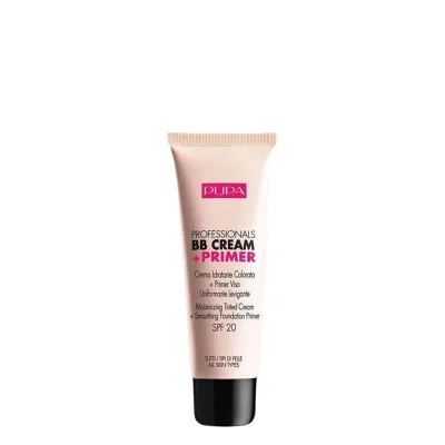 Крем тональный PUPA Milano Professionals BB Cream + Primer увлажняющий, база под макияж, оттенок Nude, 50 мл