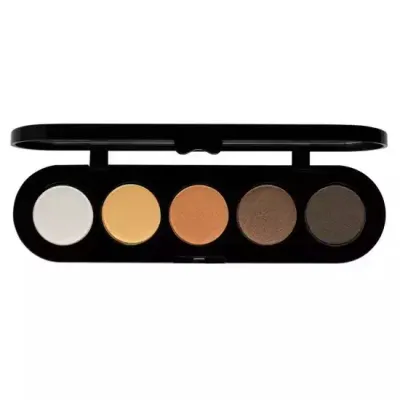 Тени для век Make-Up Atelier Paris палетка 5 оттенков T14 водостойкие профессиональные, 10 г