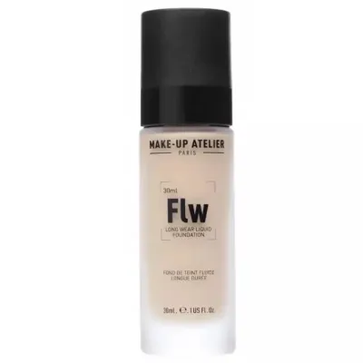 Тональный флюид Make-Up Atelier Paris водостойкий FLW5O матовый плотное покрытие, 30 мл