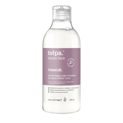 Мицеллярная вода Tolpa Dermo Face Rosacal для лица и глаз, для кожи с покраснениями, 400 мл