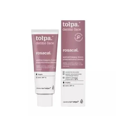 Крем для лица Tolpa Dermo Face Rosacal дневной насыщенный против морщин, для кожи с куперозом, SPF 10, 40 мл