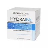 Крем для лица Dermedic Hydrain2 интенсивно увлажняющий, для сухой и чувствительной кожи, с мочевиной и маслом ши, 50 мл — фото 2
