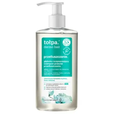 Шампунь для волос Tolpa Dermo Hair глубоко очищающий против жирности кожи головы, 250 мл
