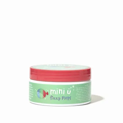 Таблетки для ванны Mini-u Fizzy Plops шипучие цветные, 40 шт