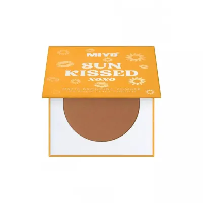 Бронзер для лица Miyo Sun Kissed Powder New Edition 01 Warm Bronze матовый, для скульптурирования, 10 г