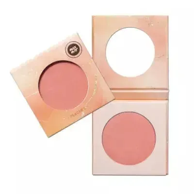 Румяна для лица Mexmo Peaches персиковые сияющие, 7 г