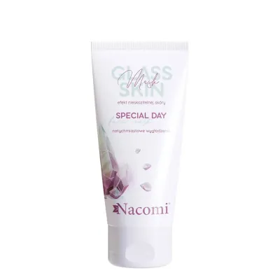 Маска для лица Nacomi Glass Skin увлажняющая с ниацинамидом и маслом ши, эффект стеклянной кожи, 50 мл