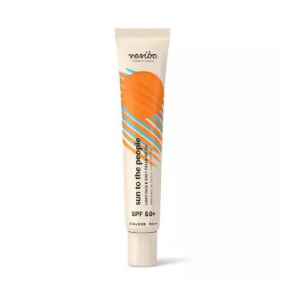Крем солнцезащитный Resibo Sun to the People SPF50+ для лица и тела, лёгкая текстура, 50 мл