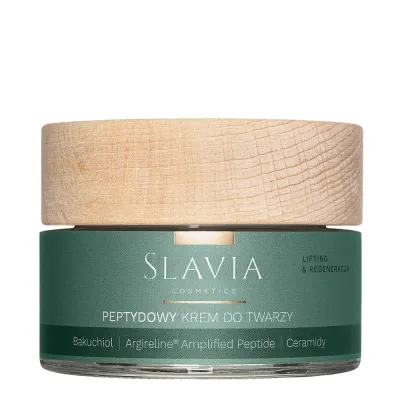 Крем для лица ночной Slavia Cosmetics пептидный с бакучиолом и церамидом, для зрелой кожи, 50 мл