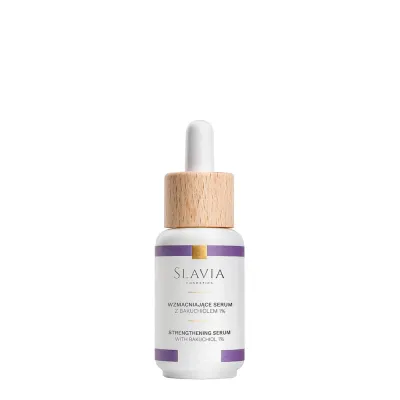 Сыворотка для лица Slavia Cosmetics масляная укрепляющая питательная, с бакучиолом и маслом баобаба, 30 мл