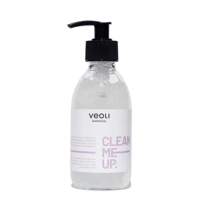 Гель для умывания Veoli Botanica Clean Me Up очищающий освежающий, с ниацинамидом и церамидами, 190 мл