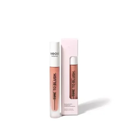 Румяна для лица Veoli Botanica Time To Blush кремовые с витамином C и коллагеном, натуральный финиш, 10 мл