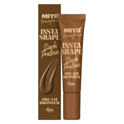 Бронзер для лица Miyo Insta Shape кремовый для скульптурирования, тон Dark Praline, 15 мл