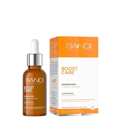 Сыворотка-концентрат для лица Bandi Professional BOOST Care с витамином C, для сияния и ровного тона, 30 мл