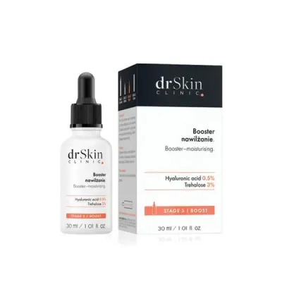 Сыворотка для лица dr Skin CLINIC Booster увлажняющая с гиалуроновой кислотой и трегалозой, 30 мл