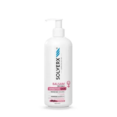 Бальзам для тела Solverx Sensitive Skin увлажняющий для чувствительной кожи, 400 мл