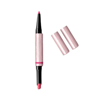 Помада-карандаш для губ KIKO Milano Days In Bloom 2-In-1 Vibrant 06 Pink Life розовый сатиновый, 1 г