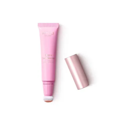 Румяна жидкие KIKO Milano Days In Bloom Luminous Cushion Blush сияющие, губчатый аппликатор, 01 Toasted Almond, 14 мл