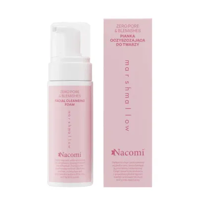Пенка для умывания Nacomi Zero Pore & Blemishes с экстрактом алтея, для сужения пор, 150 мл
