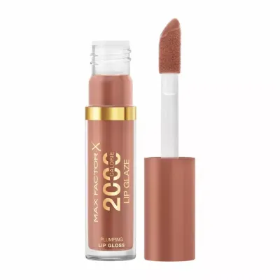 Блеск для губ Max Factor 2000 Calorie Lip Glaze 150 Caramel Swish карамельный, с мерцанием, 4,4 мл