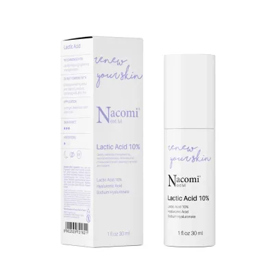 Сыворотка для ухода за кожей Nacomi Next Level с молочной кислотой 10% для лица, обновляющая, 30 мл