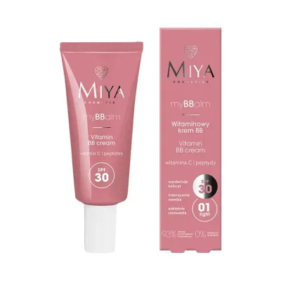 BB-крем Miya myBBalm SPF 30 01 light витаминный, с ниацинамидом и пептидом, 30 мл
