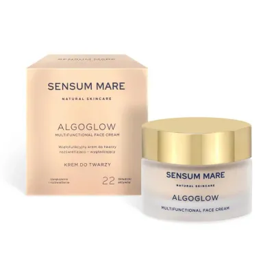 Крем для лица Sensum Mare Algoglow Multifunctional разглаживающий с эффектом сияния, база под макияж, 50 мл