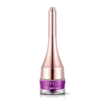 Гелевая подводка для глаз Affect Simple Lines Ultra Violet фиолетовая водостойкая, для цветных стрелок, 2,9 г