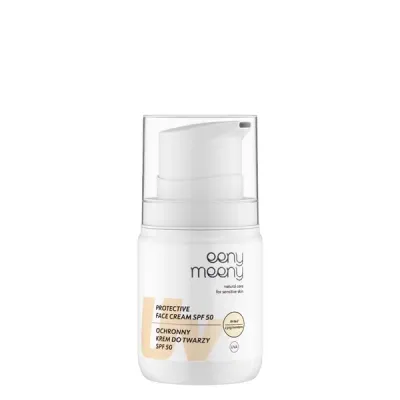 Крем для лица Eeny Meeny солнцезащитный UVA UVB SPF 50+ с церамидами и эктоином, 50 мл