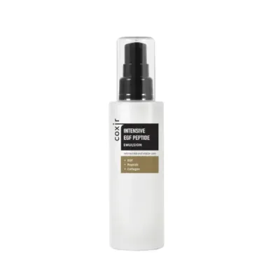 Эмульсия для лица Coxir Intensive EGF Peptide Emulsion с пептидами и коллагеном, для зрелой кожи, против морщин, 100 мл