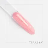 Гель строительный Claresa Nails Soft&Easy Builder Gel Glimmer Pink розовый с шиммером, 90 г — фото 2