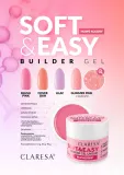 Гель строительный Claresa Nails Soft&Easy Builder Gel Skin Cover телесный, компактная банка, 45 г — фото 4
