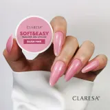 Гель для наращивания ногтей Claresa Nails Soft and Easy Builder Gel камуфлирующий розовый, без опила, BLUSH PNK, 45 г — фото 3