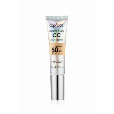 CC-крем и корректор 2 в 1 Topface Natural Glow 003 SPF 50+ сияющий финиш 30 мл