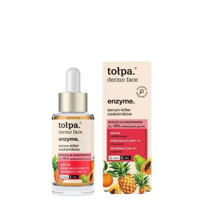 Сыворотка для лица Tolpa Dermo Face Enzyme против чёрных точек, сужает поры, 30 мл