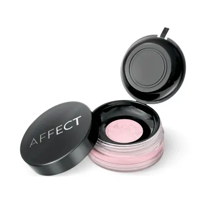 Пудра рассыпчатая Affect Best Matte Pink Velvet C-0006 розовая, матирующая, 7 г