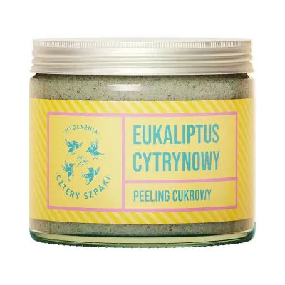 Скраб для тела Cztery Szpaki Eukaliptus Cytrynowy сахарный с маслом ши, эвкалипт и лимон, 250 мл