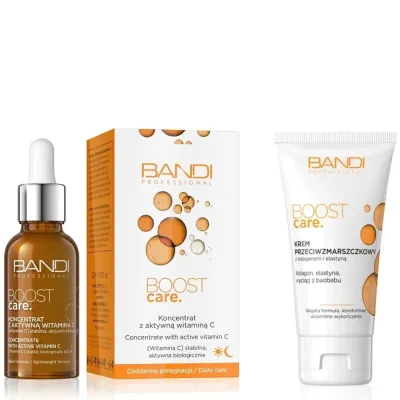 Набор для лица Bandi Professional Boost Care концентрат с витамином C и крем с коллагеном 30 мл + 50 мл