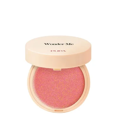 Румяна для лица PUPA Milano Wonder Me Blush 001 Thrill Me шелковистые выразительного тона, 4 г