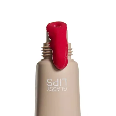 Бальзам для губ Say Hi GLASSY LIPS оттеночный, с пептидом, глянцевый, Fuchsia, 10 мл