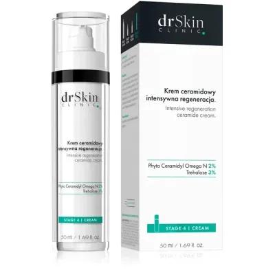 Крем для лица dr Skin CLINIC церамидный интенсивно восстанавливающий, для сухой кожи, 50 мл