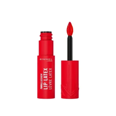Жидкая помада для губ Rimmel Thrill Seeker Lip Latex глянцевая плотная, оттенок 350 Spicy, 6 мл